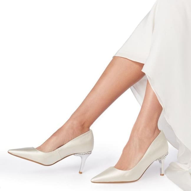 Chaussure mariage clearance ivoire femme